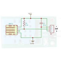 DHT11 breakout schematic diagram